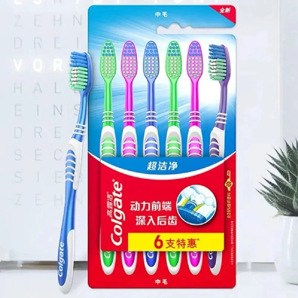 Colgate 6 Pack Toothbrushes