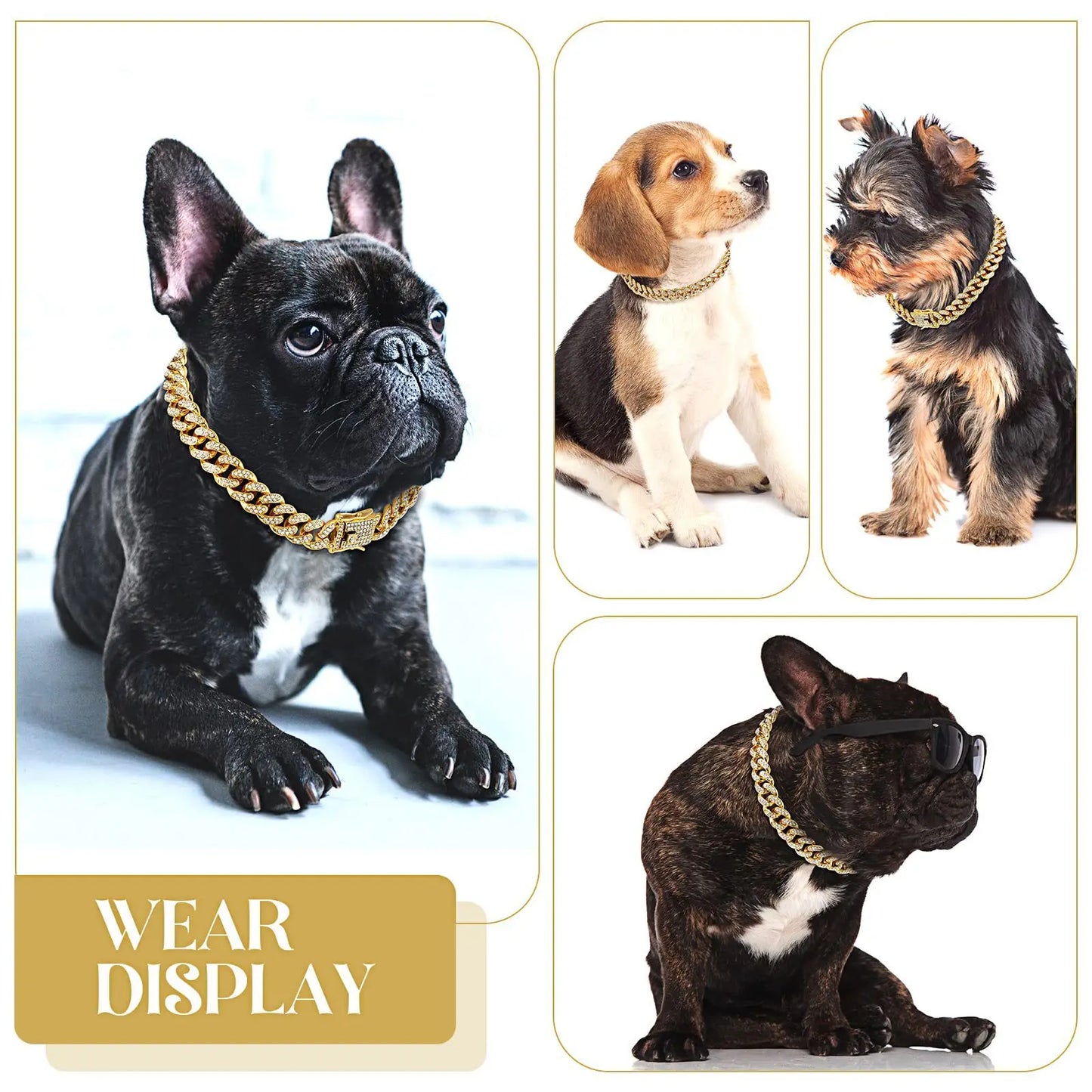 Cuban Link Diamond Pet Chain