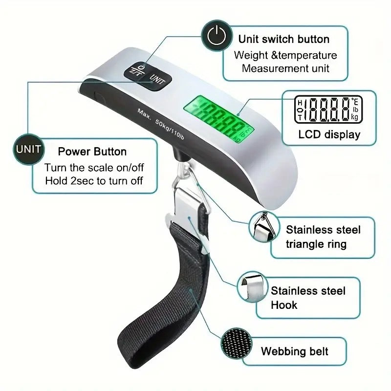 Portable Digital Luggage Scale
