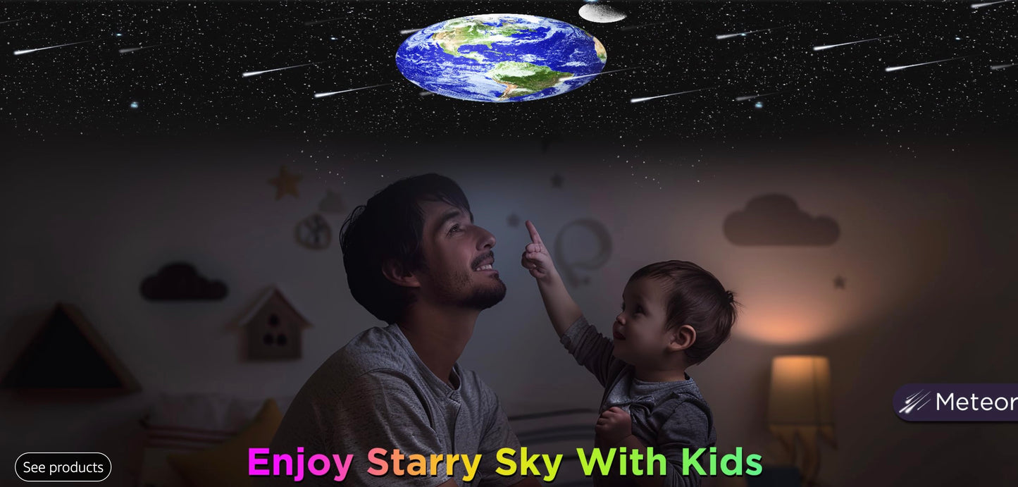 Night Light Galaxy Projector