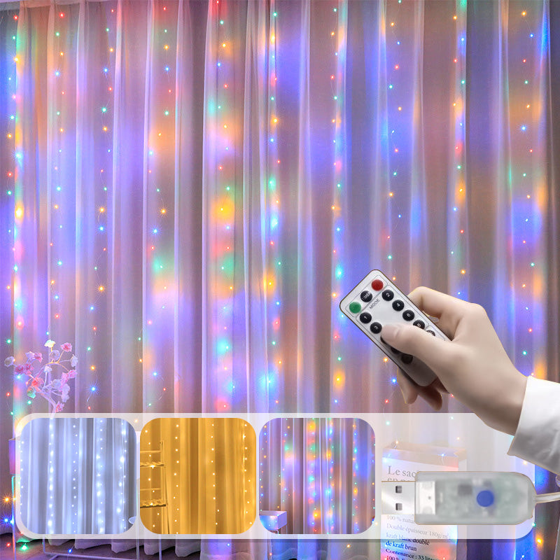 Holiday Curtain Lights