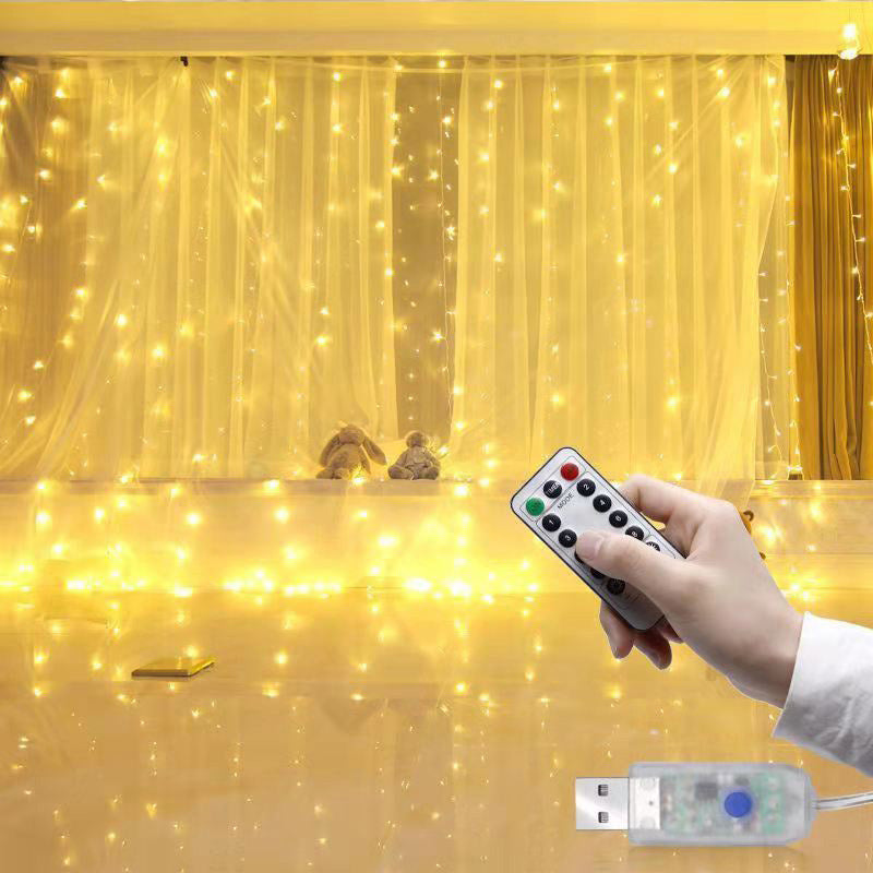 Holiday Curtain Lights