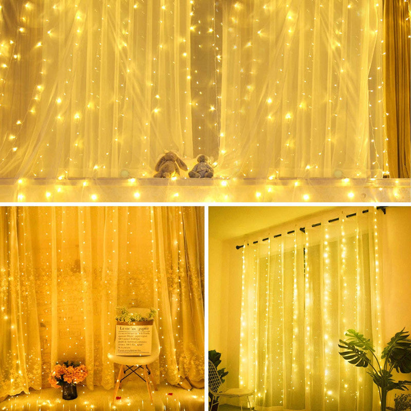 Holiday Curtain Lights