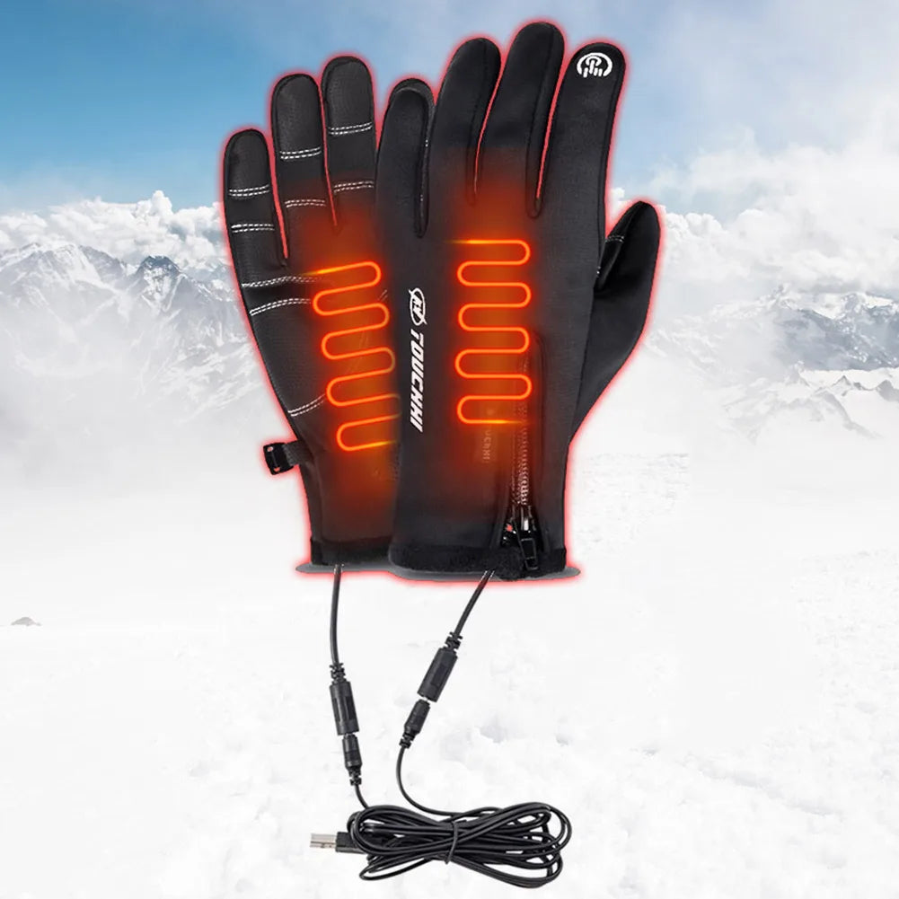 Heated Gloves with Fingertip Touchscreen