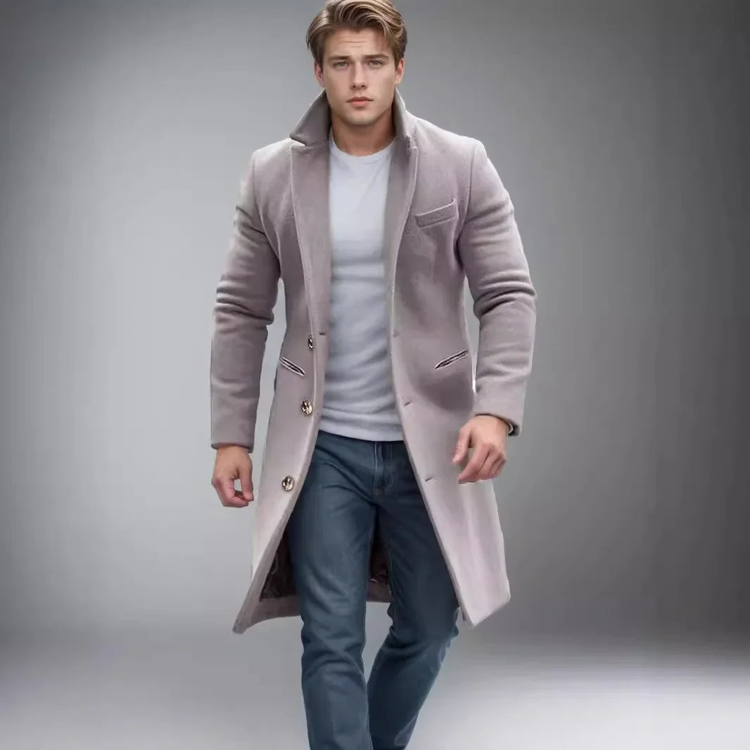 Elegant Men's Casual Dress Coat