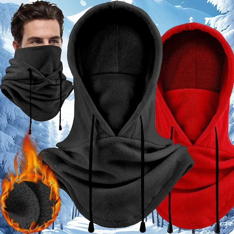 Winter Outdoor Thermal Fleece Hooded Balaclava