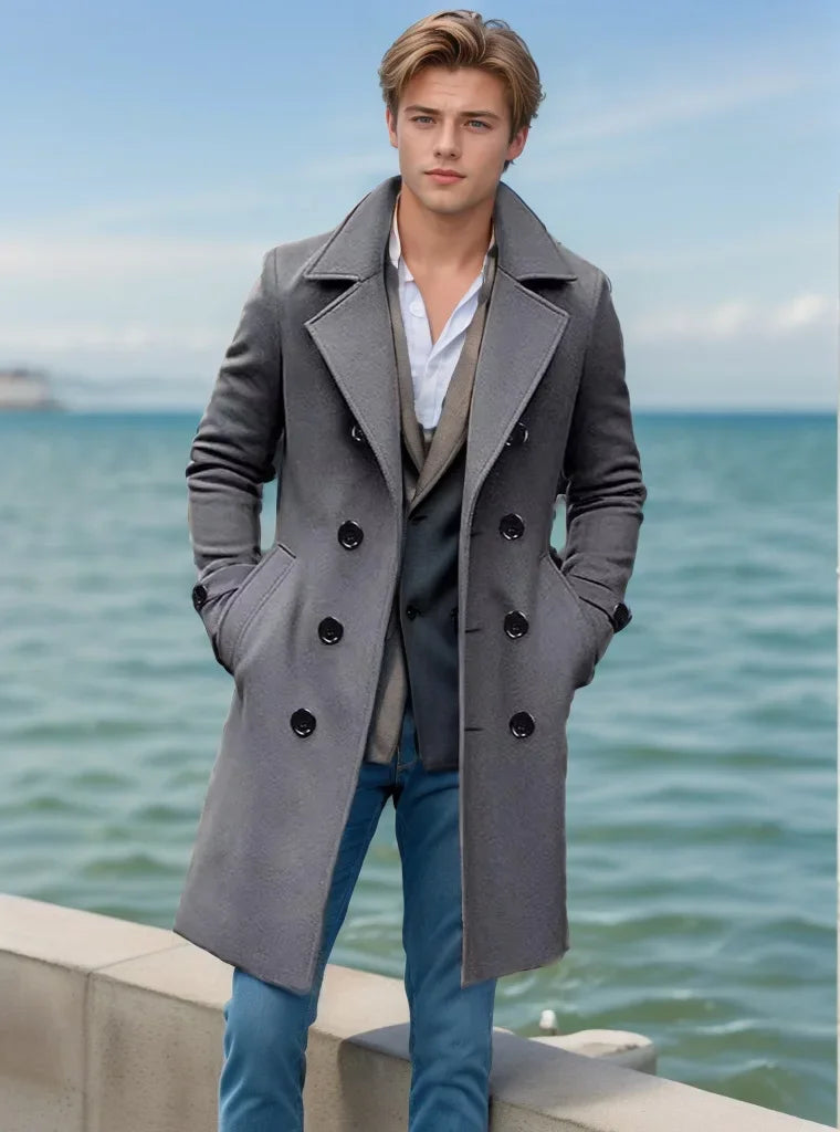 Elegant Men's Casual Dress Coat