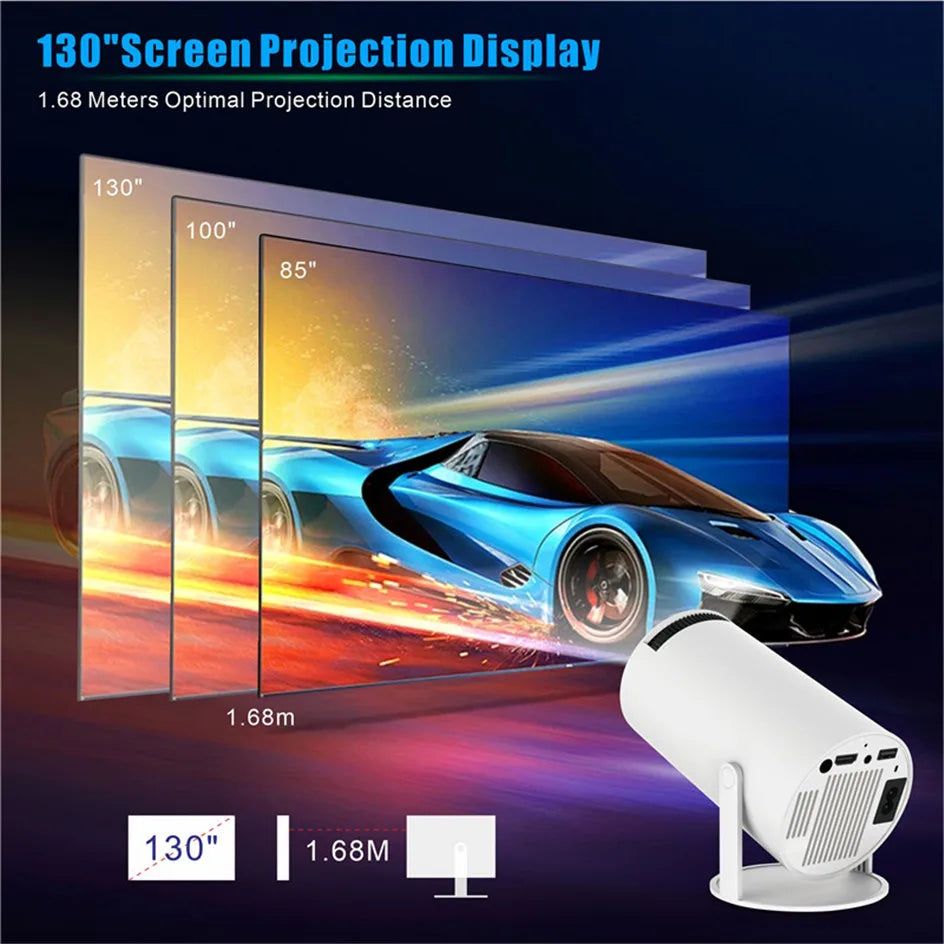 Mini Projector LED | Ultra HD 4K