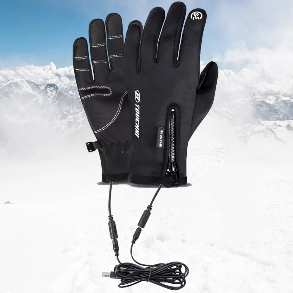 Heated Gloves with Fingertip Touchscreen
