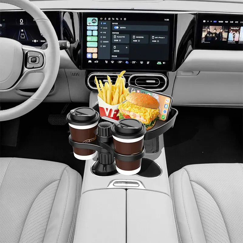 Dual Cup Holder 360° Multifunctional
