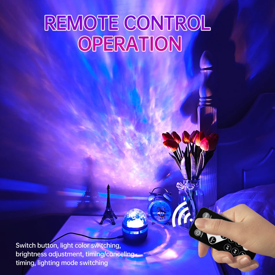 LED Night Light Galaxy Projector