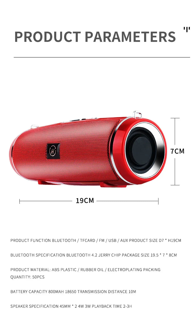 Waterproof Portable Bluetooth Speaker