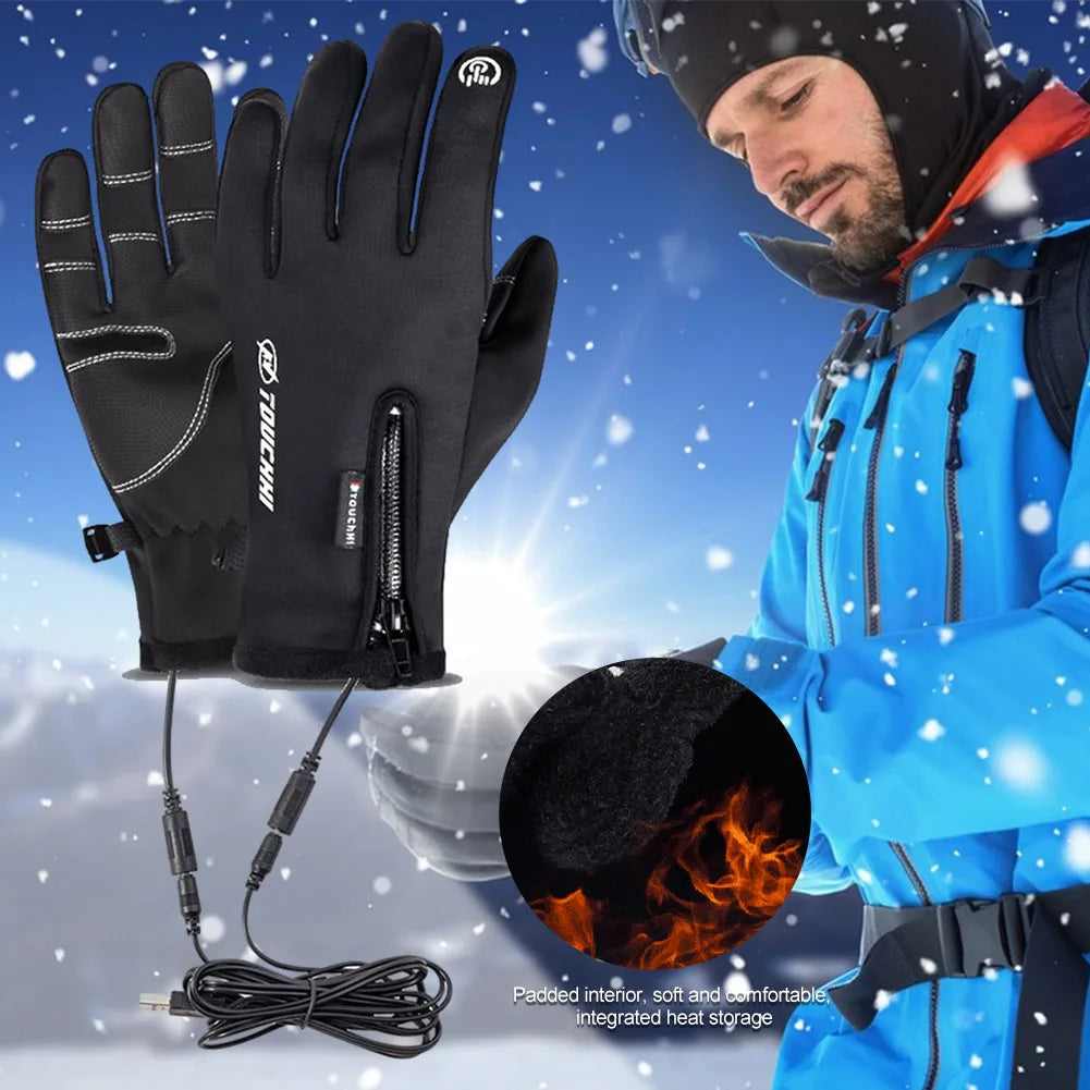 Heated Gloves with Fingertip Touchscreen
