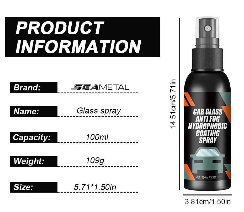 Car Glass Anti-Fog Spray