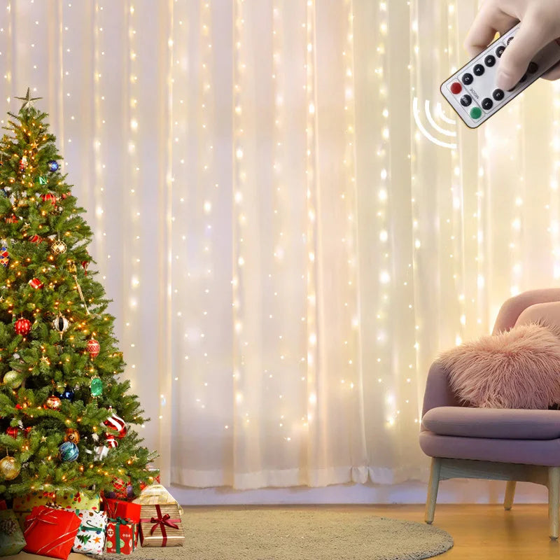Holiday Curtain Lights
