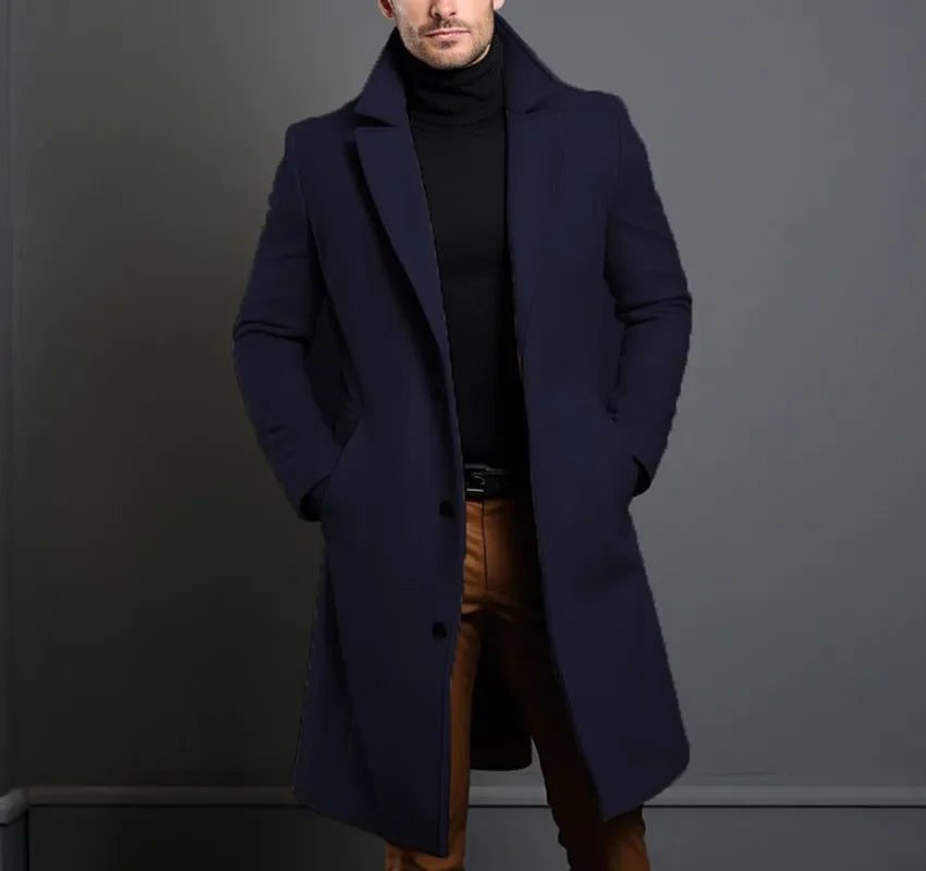 Elegant Men's Casual Dress Coat