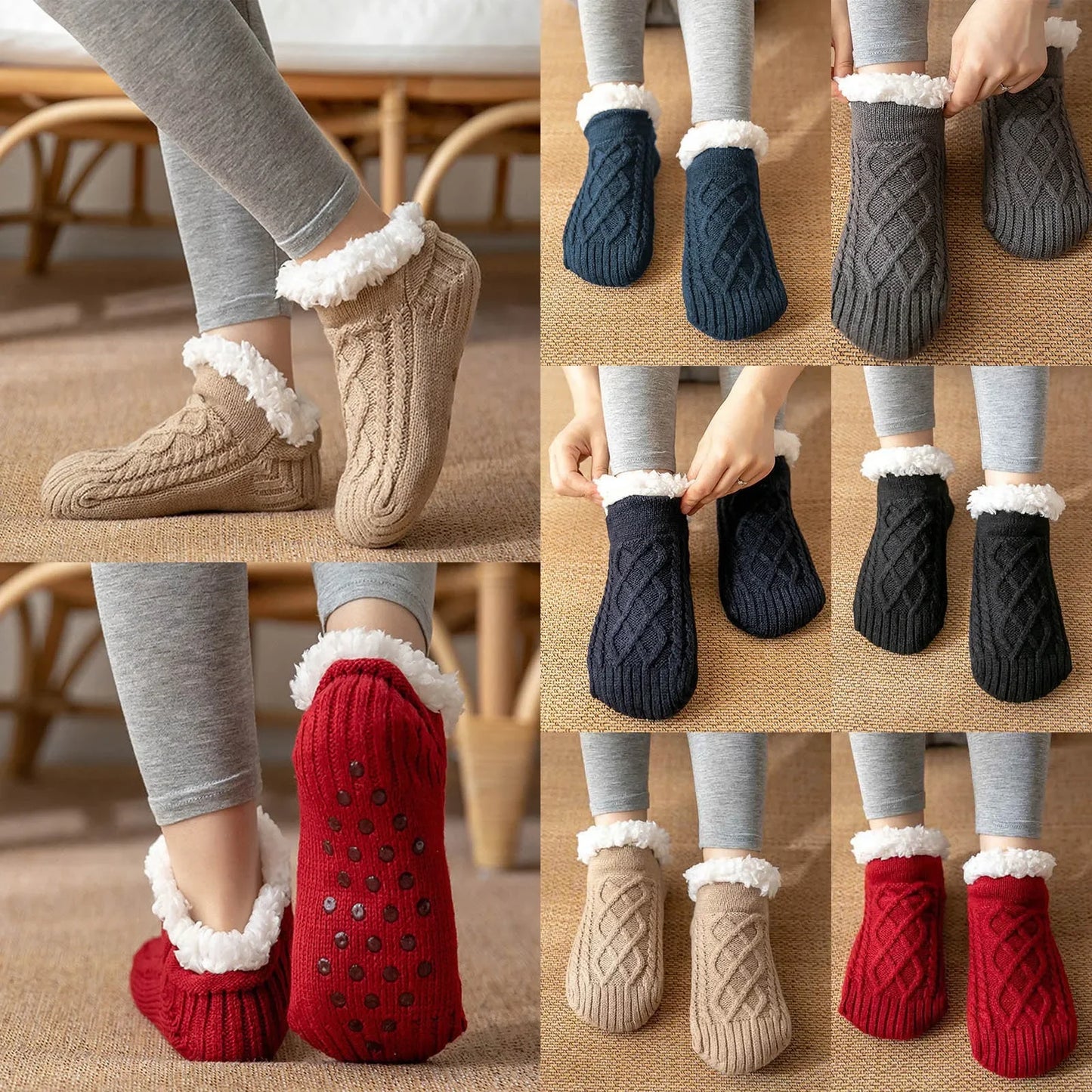 Winter Cozy Slipper Sock