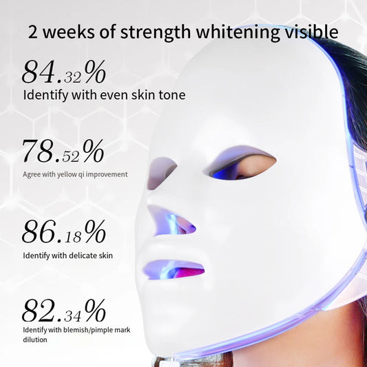 Facial Mask LED Red Light Therapy Face Mask