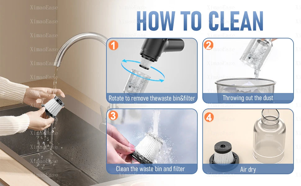 Portable High Power Vacuum Cleaner
