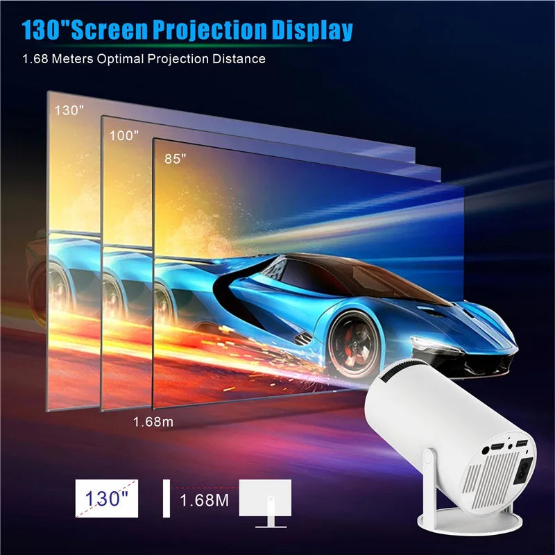 Mini Projector LED | Ultra HD 4K