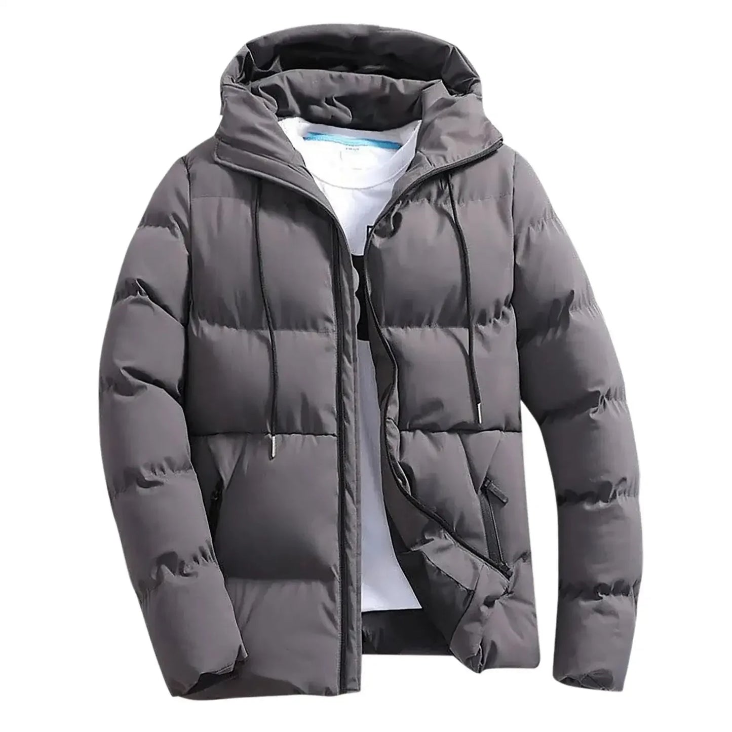 Men's Thick Puffer Hooded Jacket