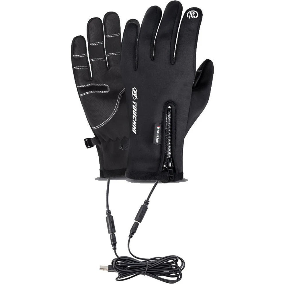 Heated Gloves with Fingertip Touchscreen