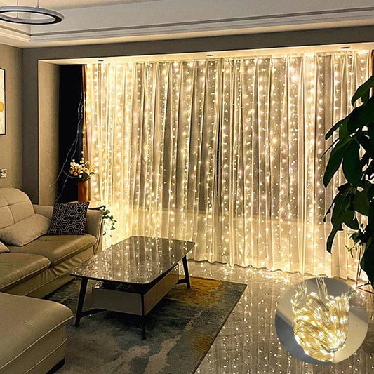 Holiday Curtain Lights