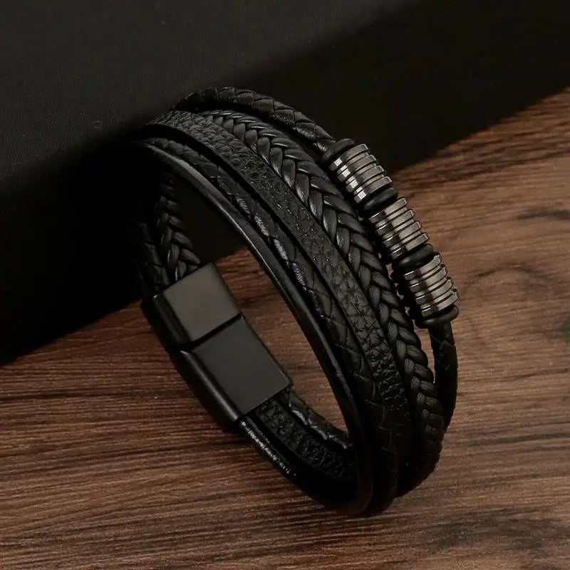 Mens Leather Bracelet