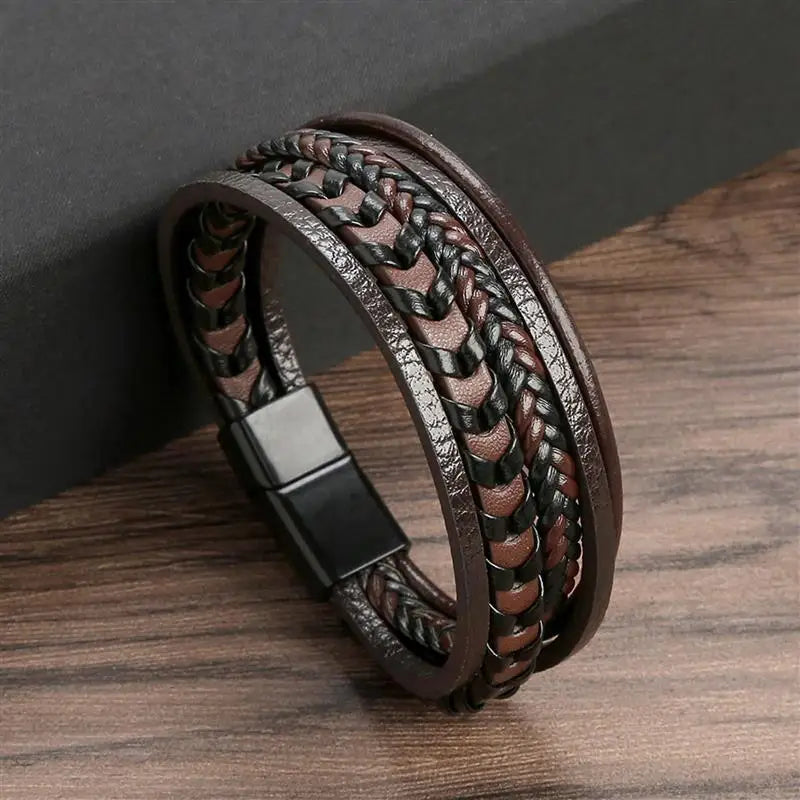 Mens Leather Bracelet