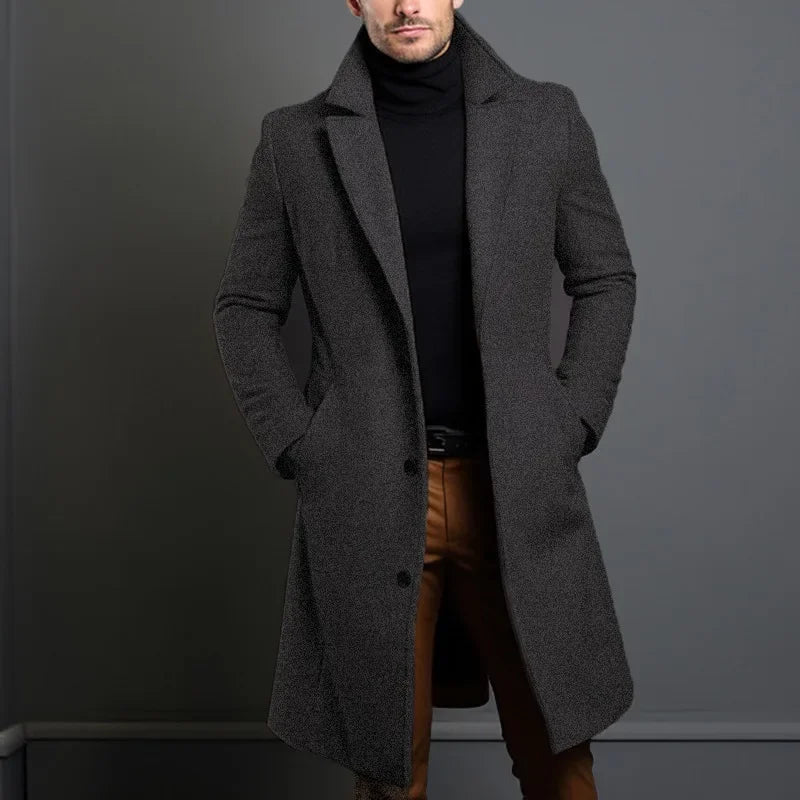 Elegant Men's Casual Dress Coat