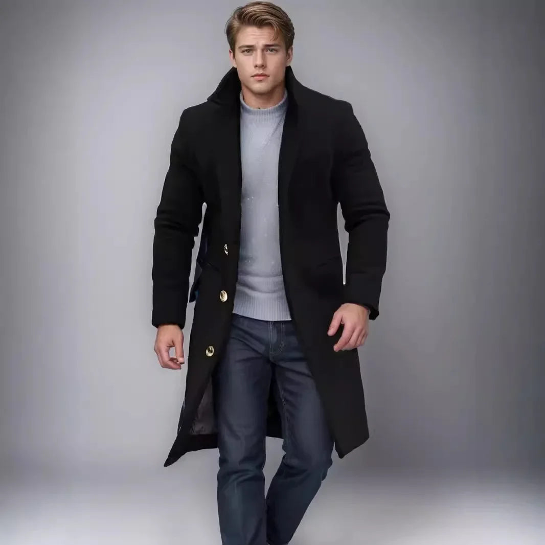Elegant Men's Casual Dress Coat