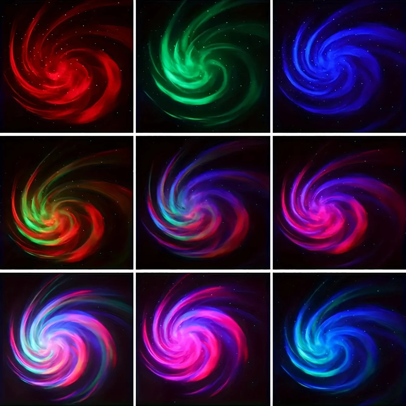 LED Night Light Galaxy Projector