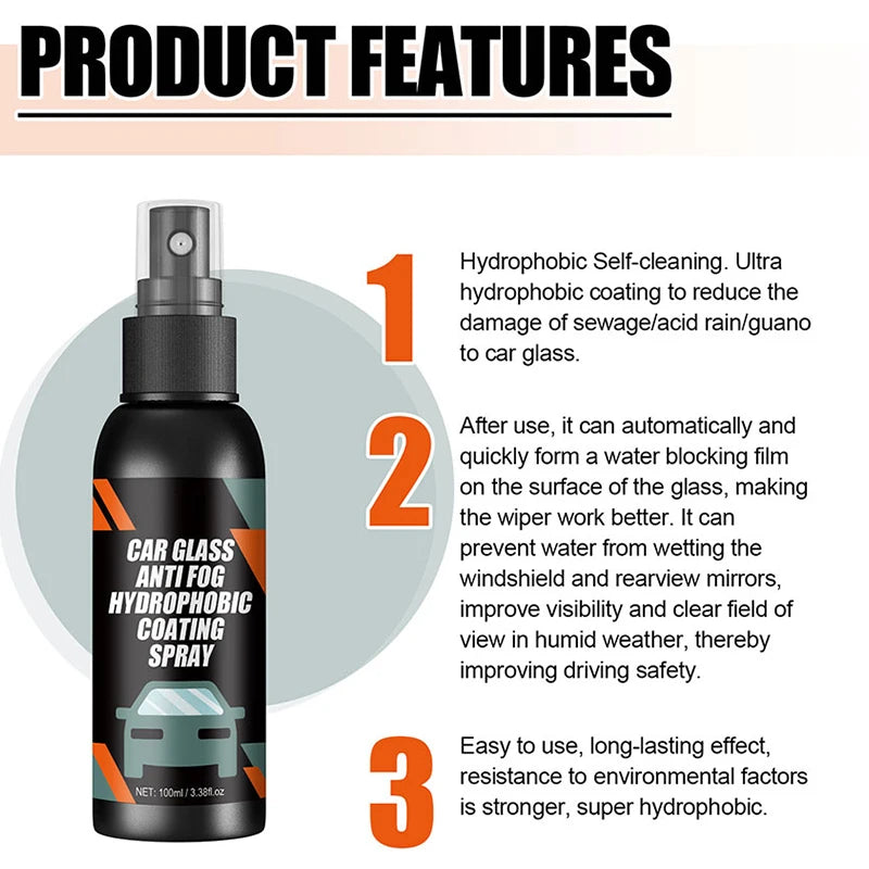 Car Glass Anti-Fog Spray