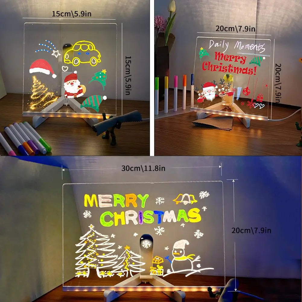 LED Acrylic Message & Note Board