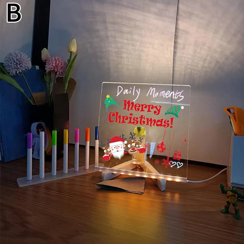 LED Acrylic Message & Note Board
