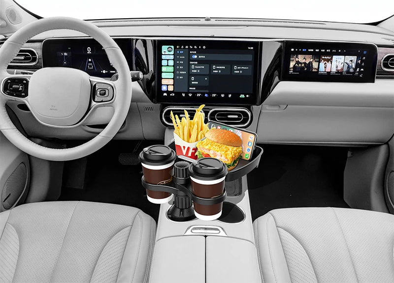 Dual Cup Holder 360° Multifunctional