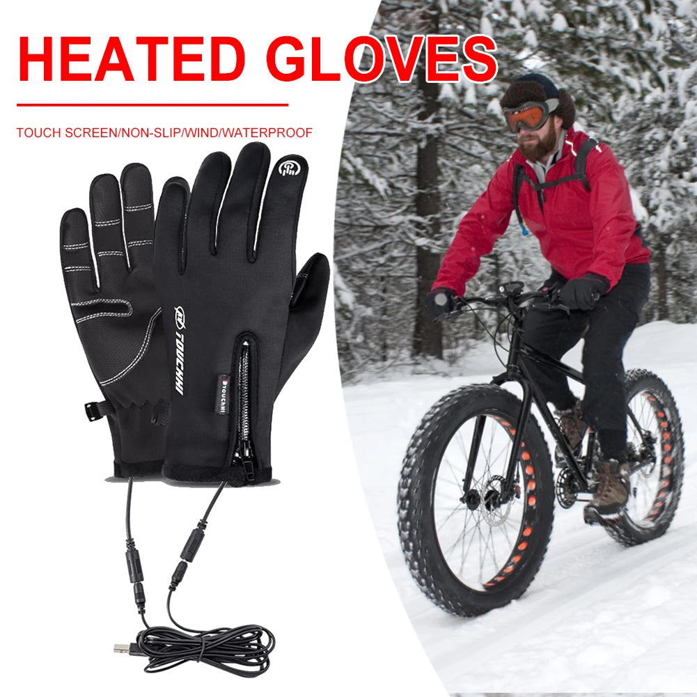 Heated Gloves with Fingertip Touchscreen
