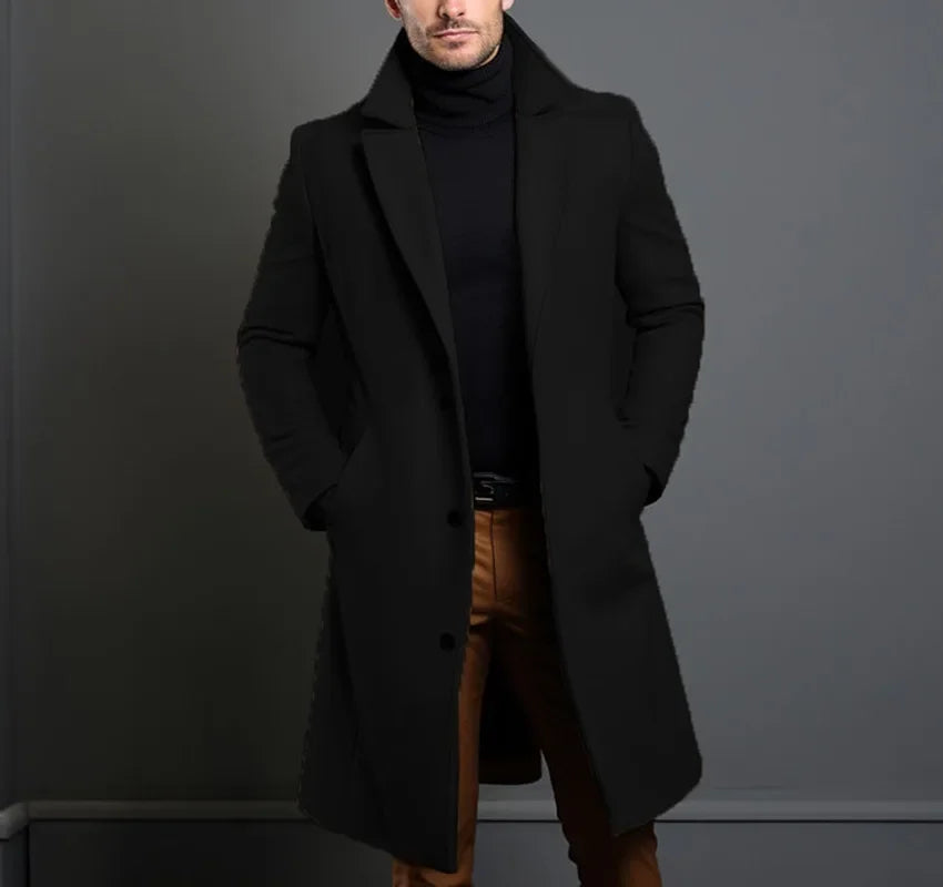 Elegant Men's Casual Dress Coat
