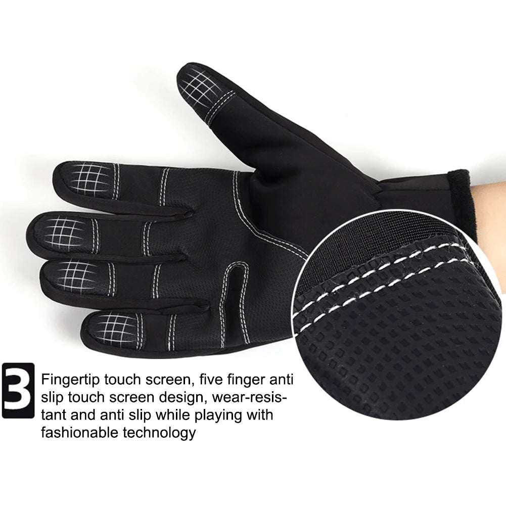 Heated Gloves with Fingertip Touchscreen