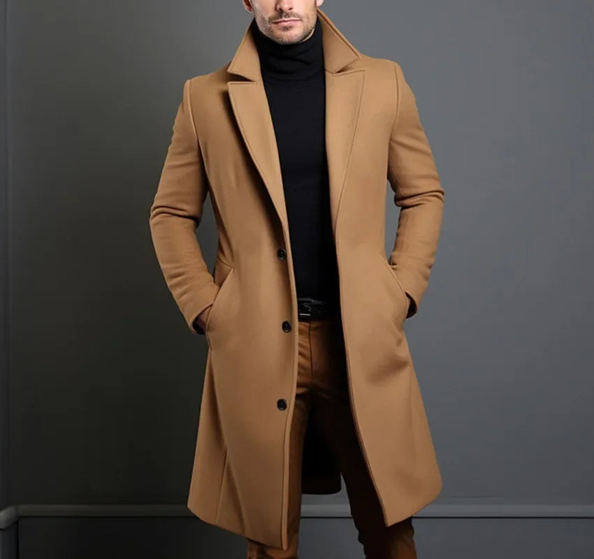 Elegant Men's Casual Dress Coat