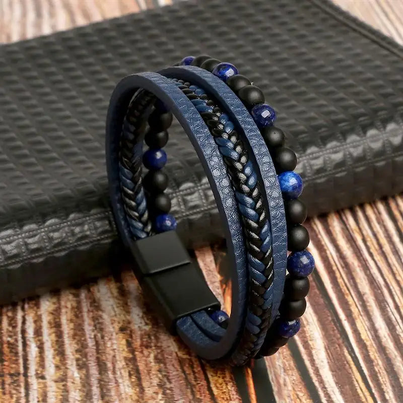 Mens Leather Bracelet