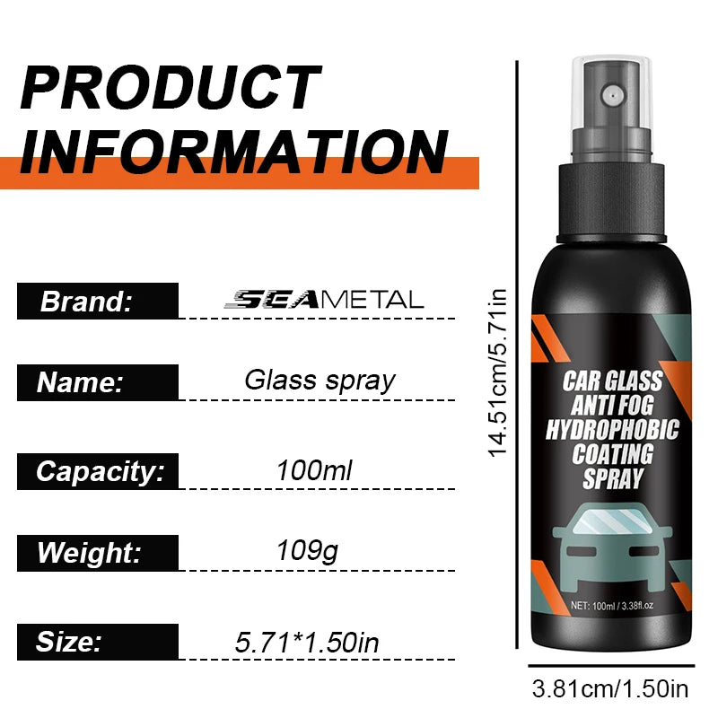 Car Glass Anti-Fog Spray