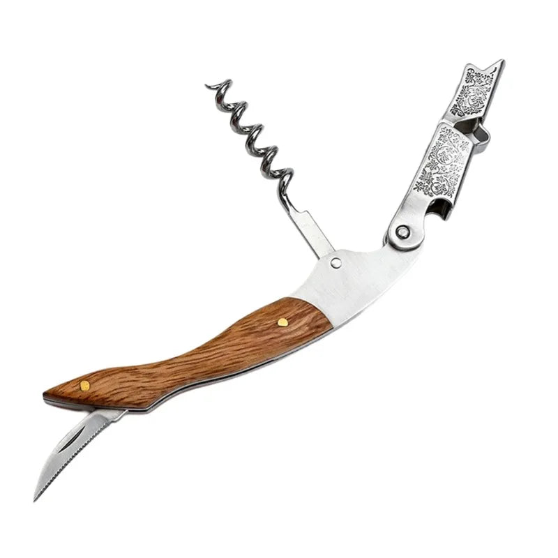 Wood Grip Corkscrew