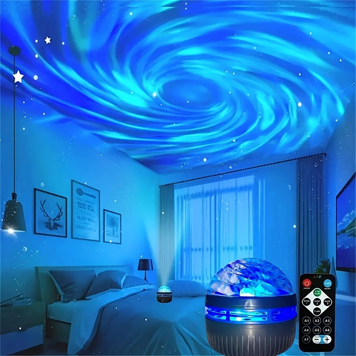 LED Night Light Galaxy Projector