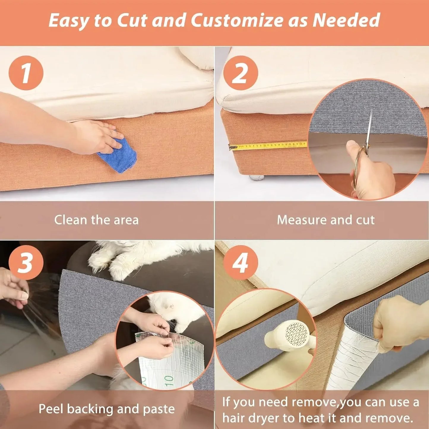 Cat Scratching Furniture Protector