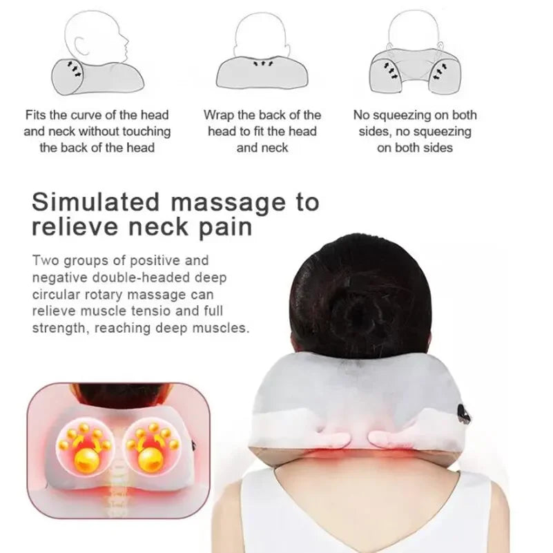 Travel Neck Pillow Massager