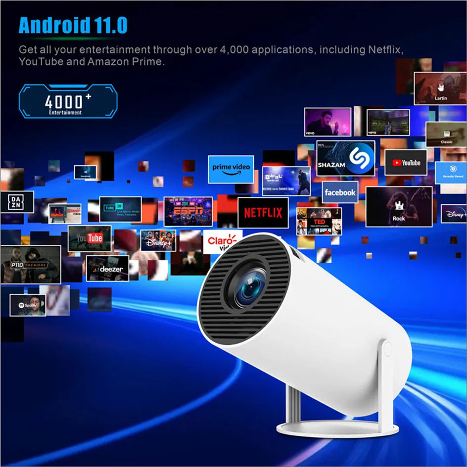 Mini Projector LED | Ultra HD 4K