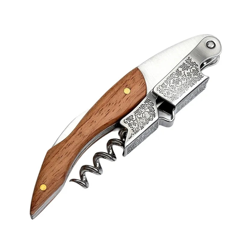 Wood Grip Corkscrew