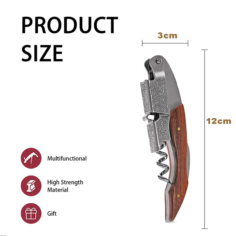 Wood Grip Corkscrew
