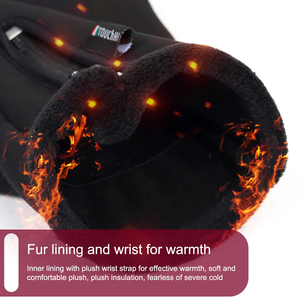 Heated Gloves with Fingertip Touchscreen